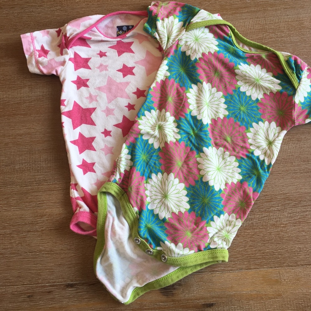Kickee Pants 3-6 month onsie set of 2